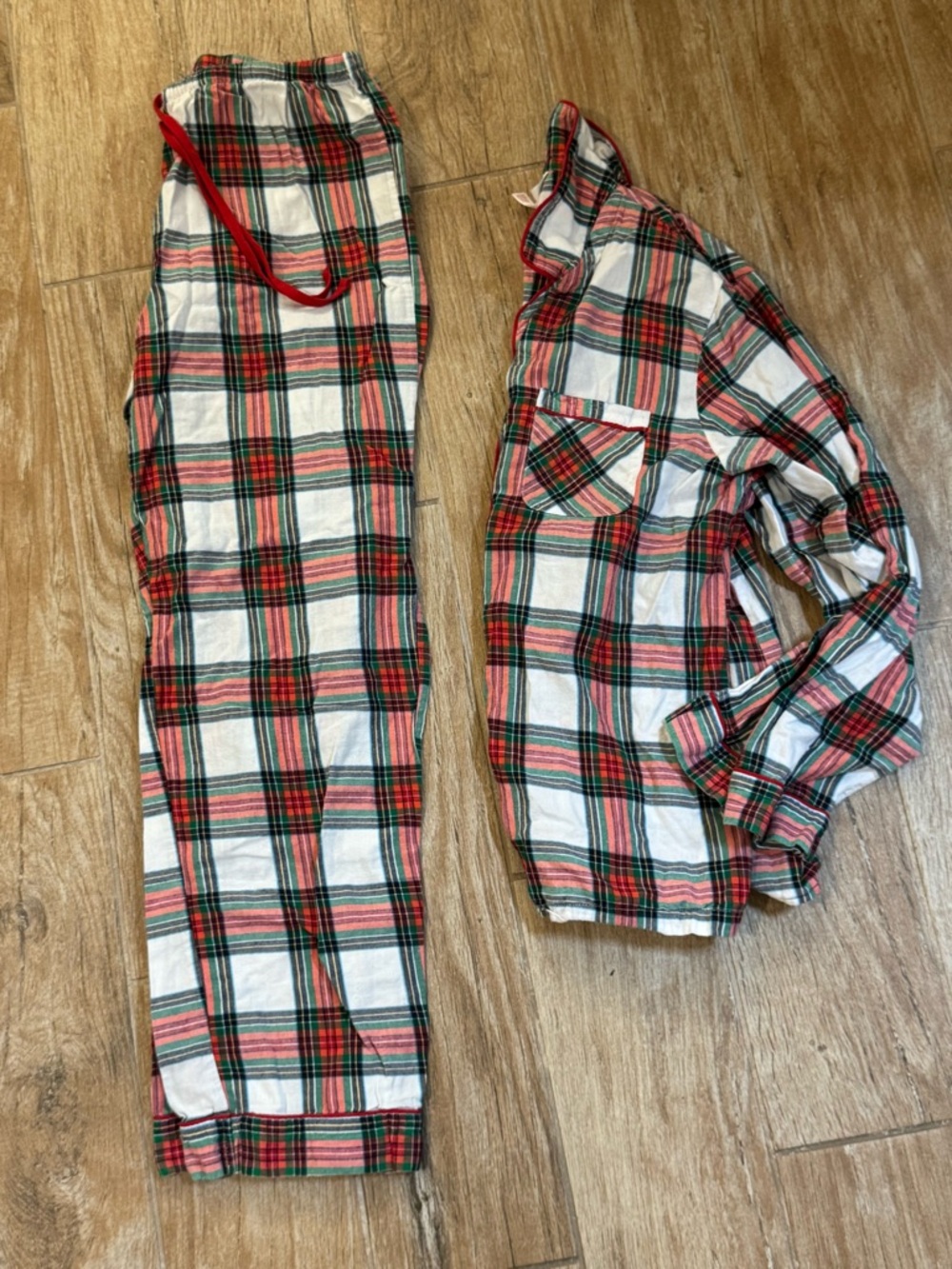 Wondershop Red, Green & Navy Plaid Cotton Sleep Top
